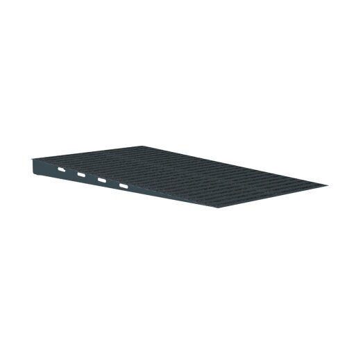 V-Ramp large, mobil, aus verzinktem Stahl, schwarz-matt Farbe schwarz-matt (RAL 9005)