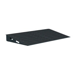 V-Ramp small, mobil, aus verzinktem Stahl, schwarz-matt...