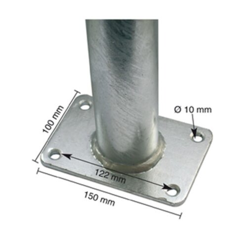 Anlehnbügel/Absperrbügel Ø 48 mm