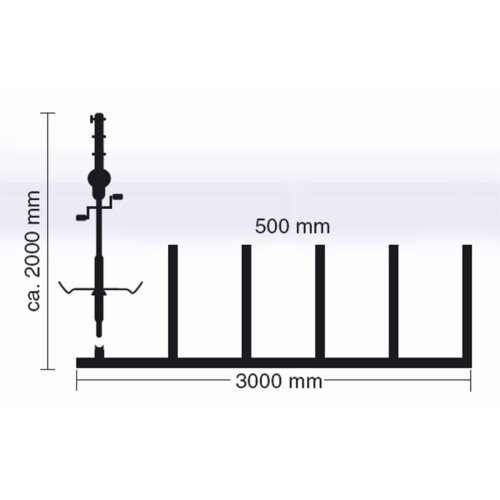 Fahrradständer/Reihenparker Nordstrand