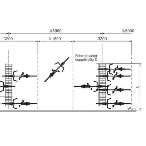 Fahrradständer/Reihenparker Nordstrand