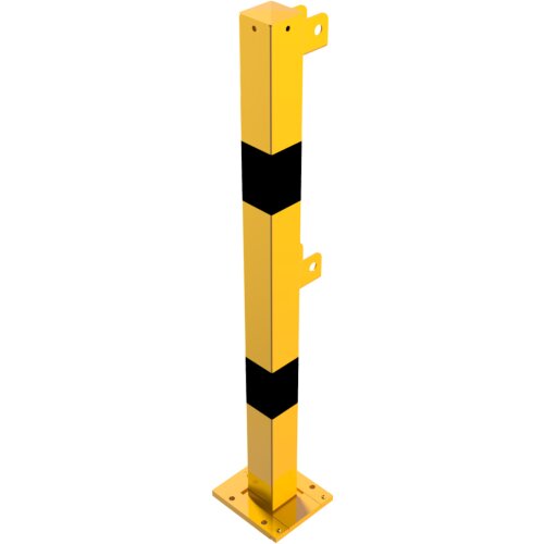 Rammschutzgeländer Brooklyn Standpfosten, abnehmbar Modell Endpfosten für Ober- u. Knieholm