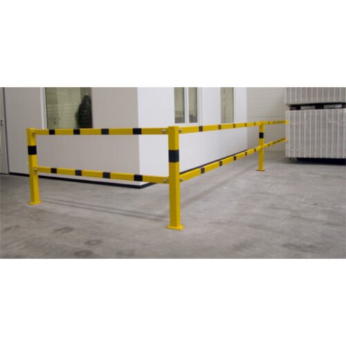 Rammschutzgeländer Brooklyn Standpfosten Modell Endpfosten für Ober- u. Knieholm