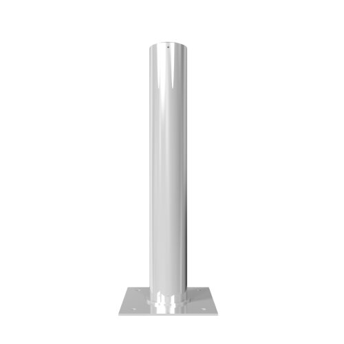 Rammschutzpoller Bollard Ø 152 mm neigbar, mit aufgeschweißter Stahlkappe