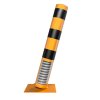 Rammschutzpoller Bollard Ø 152 mm, mit aufgeschweißter Stahlkappe
