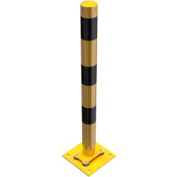 Absperrpfosten Bollard Ø 76 mm allseitig neigbar...