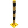 Absperrpfosten Bollard Ø 89 mm allseitig neigbar Ösen ohne Ösen