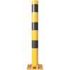 Absperrpfosten Bollard Ø 89 mm allseitig neigbar Ösen ohne Ösen