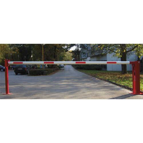 Handschranke mit Gasdruckfeder und fester Auflagestütze