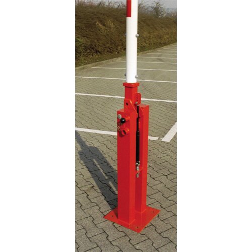 Handschranke mit Gasdruckfeder und Pendelstütze