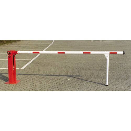 Handschranke mit Gasdruckfeder und Pendelstütze