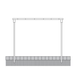 Wäschetrockengerüst Breite 2500