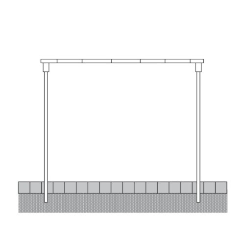 Wäschetrockengerüst Breite 2500