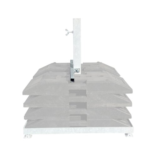 Niederhalter für Schilderständer