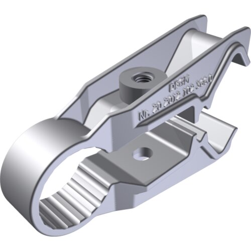 Verbindungsklemme für Schranken- und Bauzaun