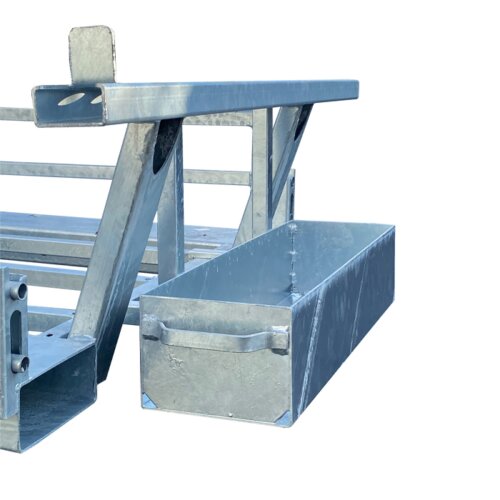 Wanne für Verbindungsschellen für Twinpalette 30 für Bauzäune und Bauzaunfüße