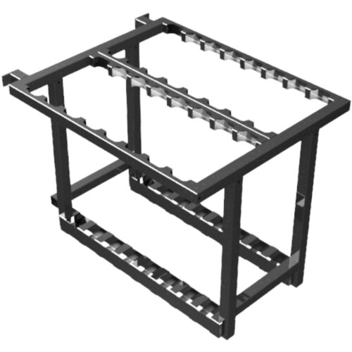 Bakenkorb für Stapelpalette für Fußplatten