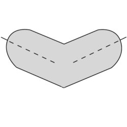 Schutzecken für Warn- und Schutzprofil Typ A und E