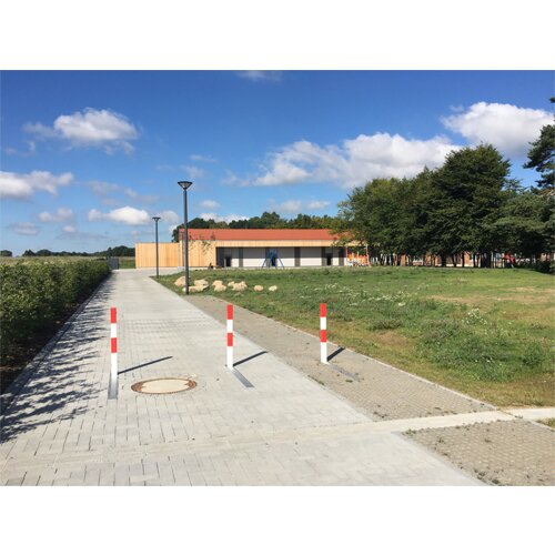 Absperrpfosten SESAMplus 70 x 70 mm, umleg- und versenkbar