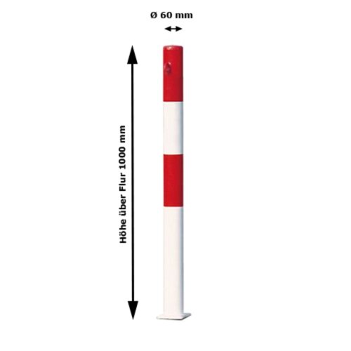 Absperrpfosten Parat B Ø 60 mm, herausnehmbar
