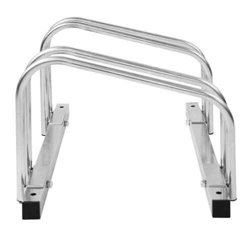 Fahrradständer BASIC, Reifen bis 55 mm, Radeinstellung einseitig, aus Stahl, 2