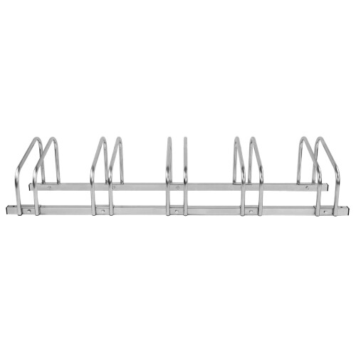 Fahrradständer BASIC, Reifen bis 55 mm, Radeinstellung einseitig, aus Stahl, 5  Stellplätze 5