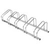 Fahrradständer BASIC, Reifen bis 55 mm, Radeinstellung einseitig, aus Stahl, 5  Stellplätze 5