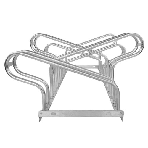 Fahrradständer CLASSIC, Reifen bis 64 mm, Radeinstellung zweiseitig, aus Stahl