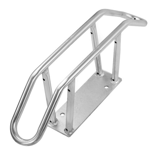 Fahrradständer WANDPARKER gerade, Reifen bis 60 mm, Radeinstellung einseitig