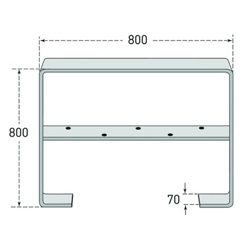 Anlehnbügel/Absperrbügel Galy
