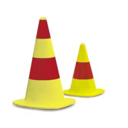 Leitkegel aus Kautschuk