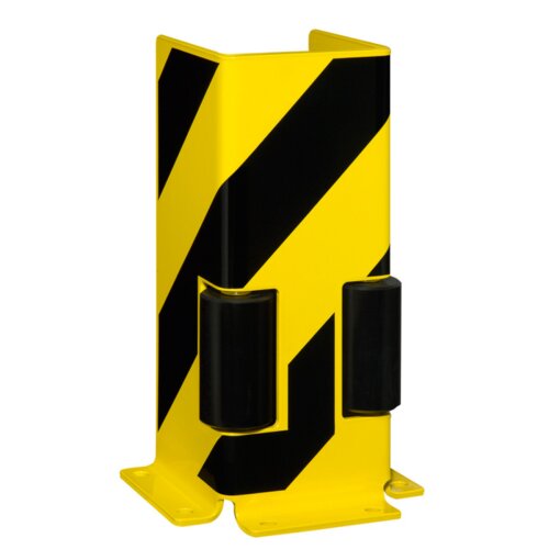 Anfahrschutz mit Leitrollen Modell Winkel mit 1 Leitrolle