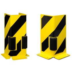 Anfahrschutz mit Leitrollen Modell Winkel mit 1 Leitrolle