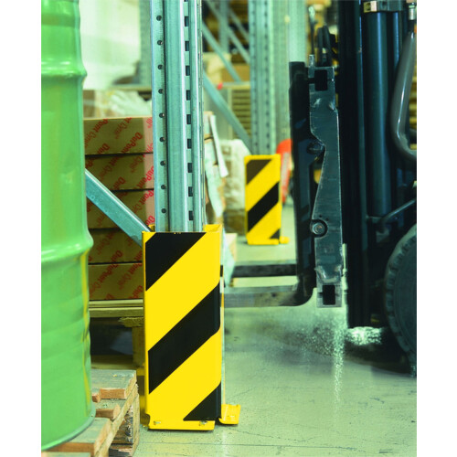 Anfahrschutz Solid U-Form Farbe verkehrsgelb (RAL 1023)  Höhe 400 Stärke 5