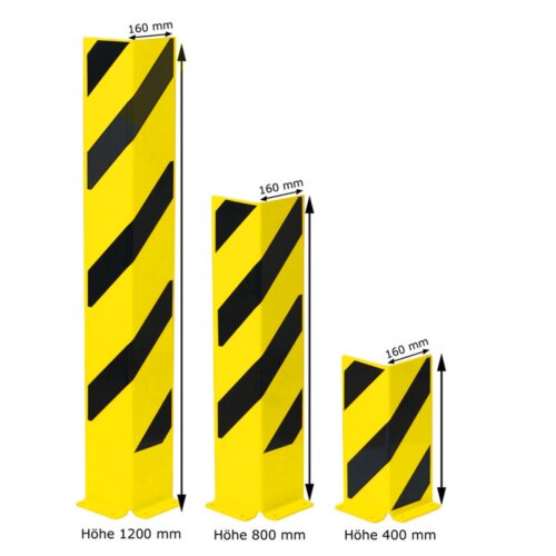 Anfahrschutz Mountain 90° Winkel Höhe 400 Stärke 5