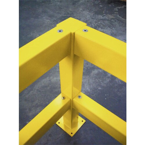 Rammschutzgeländer Empire Querbalken Länge 1000 Oberfläche kunststoffbeschichtet