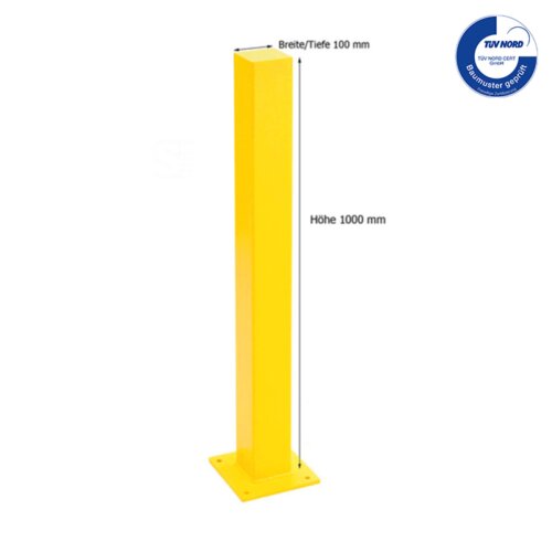 Rammschutzpoller Empire Oberfläche kunststoffbeschichtet