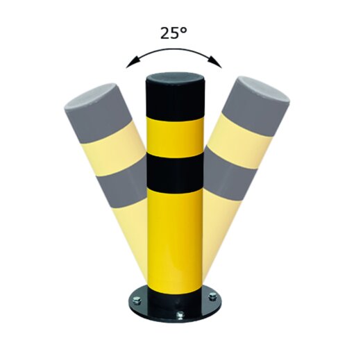 Rammschutzpoller Spring Oberfläche beschichtet  Pfosten Höhe 665