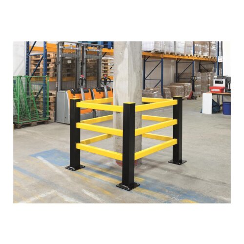 Säulenschutz Komplett-Set Hybrid