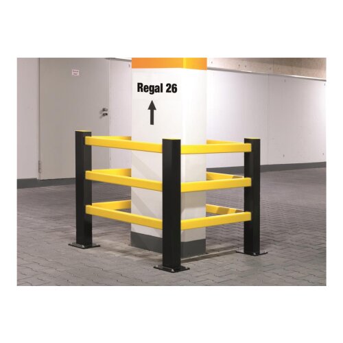 Säulenschutz Komplett-Set Hybrid