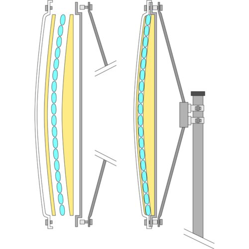 Anti-Frost / Anti-Beschlag Spiegel DURABEL IceFree max. Beobachterabstand 10