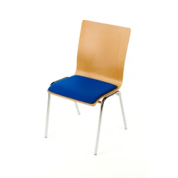 Holzschalen-Stapelstuhl Profi  gerade Form mit...