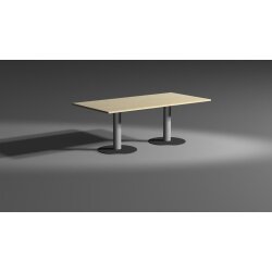 Besprechungstisch rechteckig, Länge 200 cm