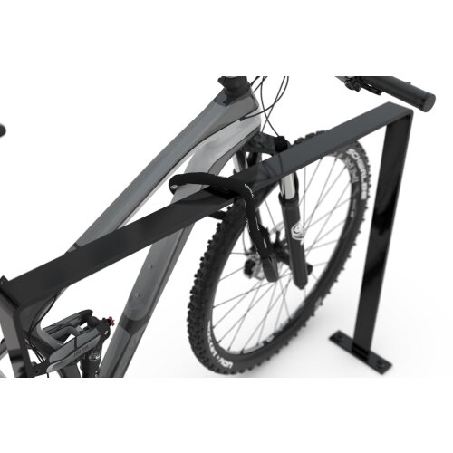 Fahrradanlehnbügel 9600 Black Edition, zum Einbetonieren, ohne Querholm
