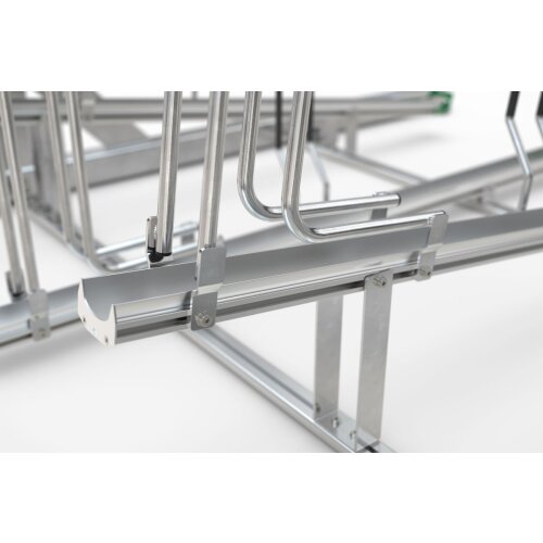 Doppelstockparker Lindau Profi doppelseitig, 500 mm Radabstand, 12 Stellplätze insgesamt 12