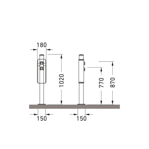 Ladesäule VeloDock e-Bike
