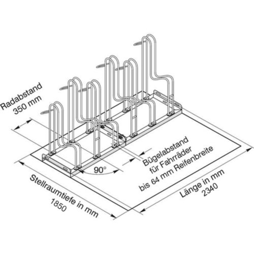 Bügelparker Balloon® Bike-Rack BALLOON® BIKE-RACK