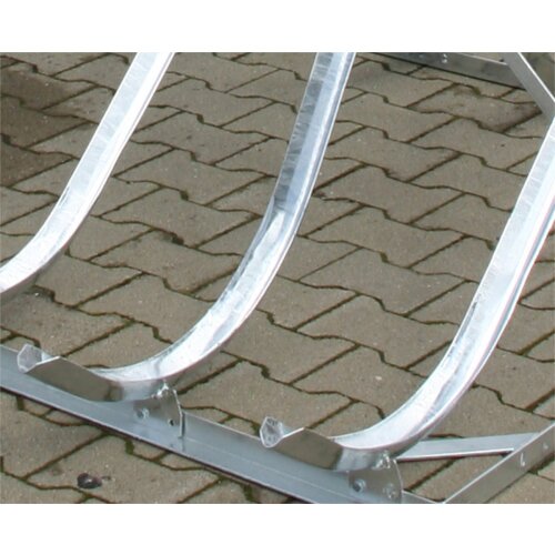 Fahrradparker/Schräghochparker Florenz, zweiseitig Stellplätze 8