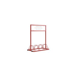 Werbe-Fahrradständer Typ EW 7004 mit Laufrollen...