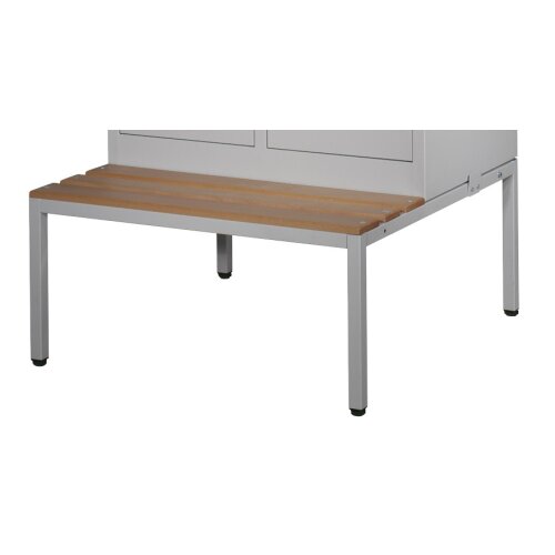 Stahl-Kleider-Schrank 4 Abteile 300mm, Drehriegel